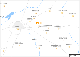 map of Reno