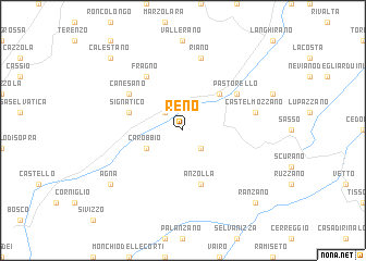 map of Reno