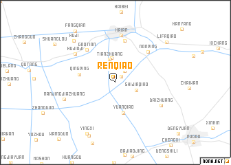 map of Renqiao