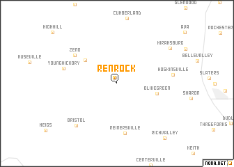 map of Renrock
