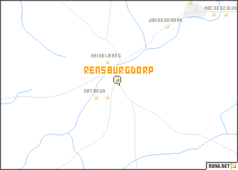 map of Rensburgdorp