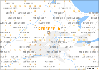 map of Rensefeld