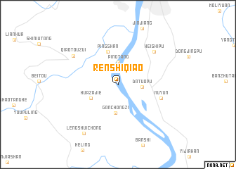 map of Renshiqiao