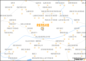 map of Reńsko