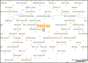 map of Rensow