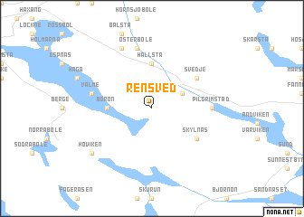 map of Rensved