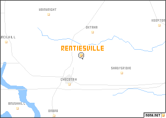 map of Rentiesville