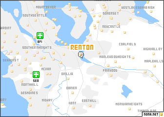 map of Renton