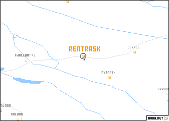 map of Renträsk