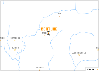 map of Rentung