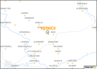 map of Renwick