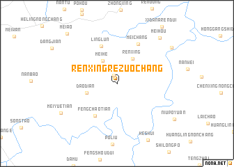 map of Renxingrezuochang