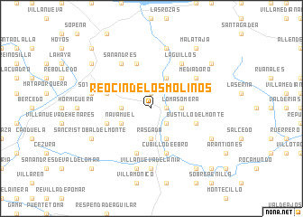 map of Reocín de los Molinos