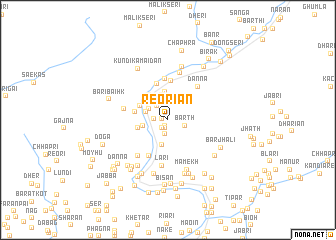 map of Reoriān