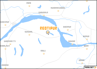 map of Reotīpur