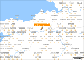 map of Reparada