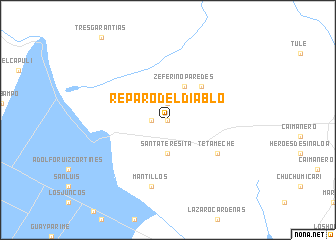 map of Reparo del Diablo