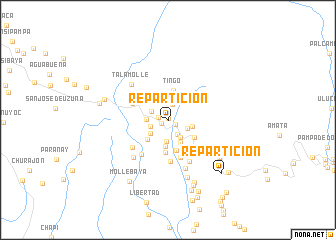 map of Repartición