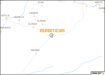 map of Repartición