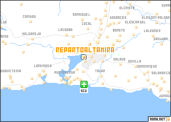 map of Reparto Altamira
