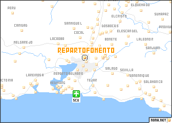 map of Reparto Fomento