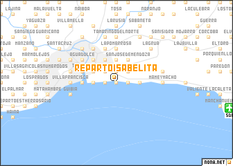 map of Reparto Isabelita
