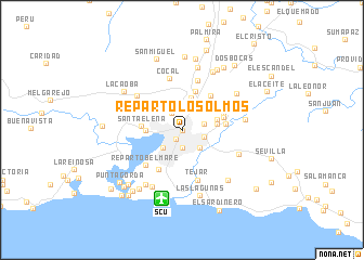 map of Reparto Los Olmos