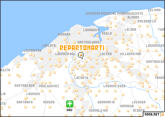map of Reparto Martí