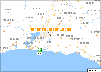 map of Reparto Vista Alegre