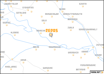 map of Repaš