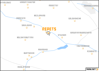 map of Repets