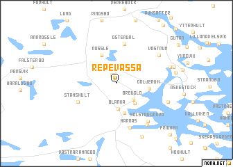 map of Repevassa