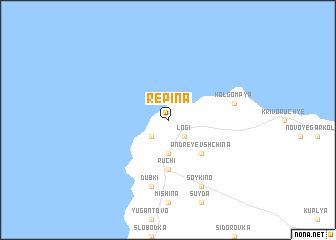 map of Repina