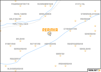 map of Repinka