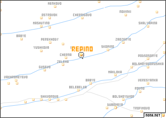 map of Repino