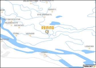 map of Repino