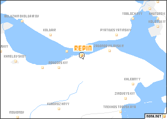 map of Repin
