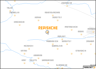 map of Repishche