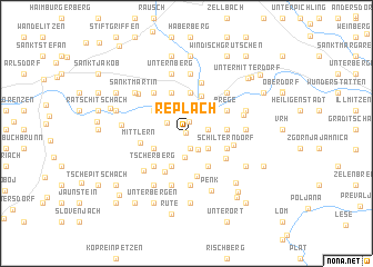 map of Replach