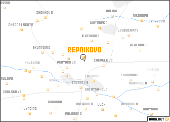 map of Repnikovo