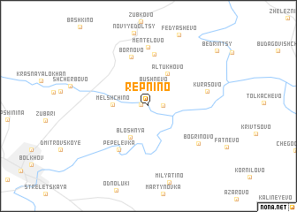 map of Repnino