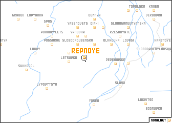 map of Repnoye