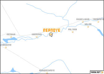 map of Repnoye