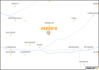 map of Repnoye