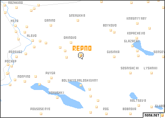 map of Repno