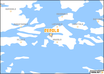 map of Repola