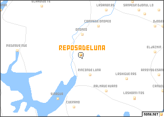 map of Reposa de Luna