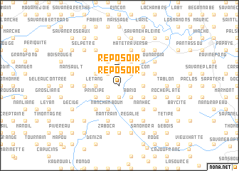 map of Reposoir