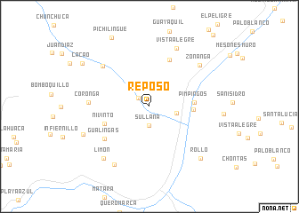 map of Reposo