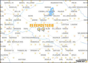 map of Repostería